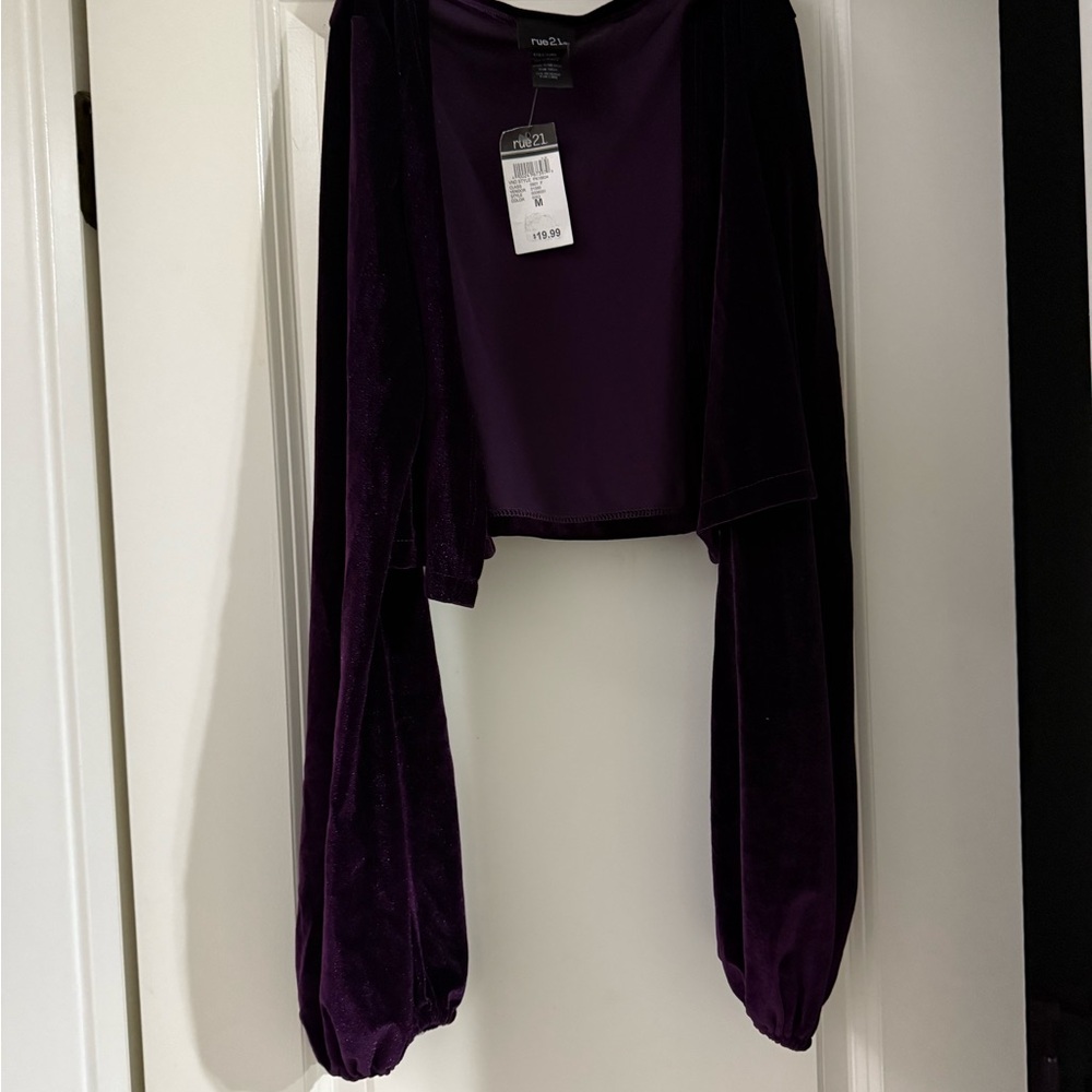 Rue21 Rich Purple Long Sleeve Top